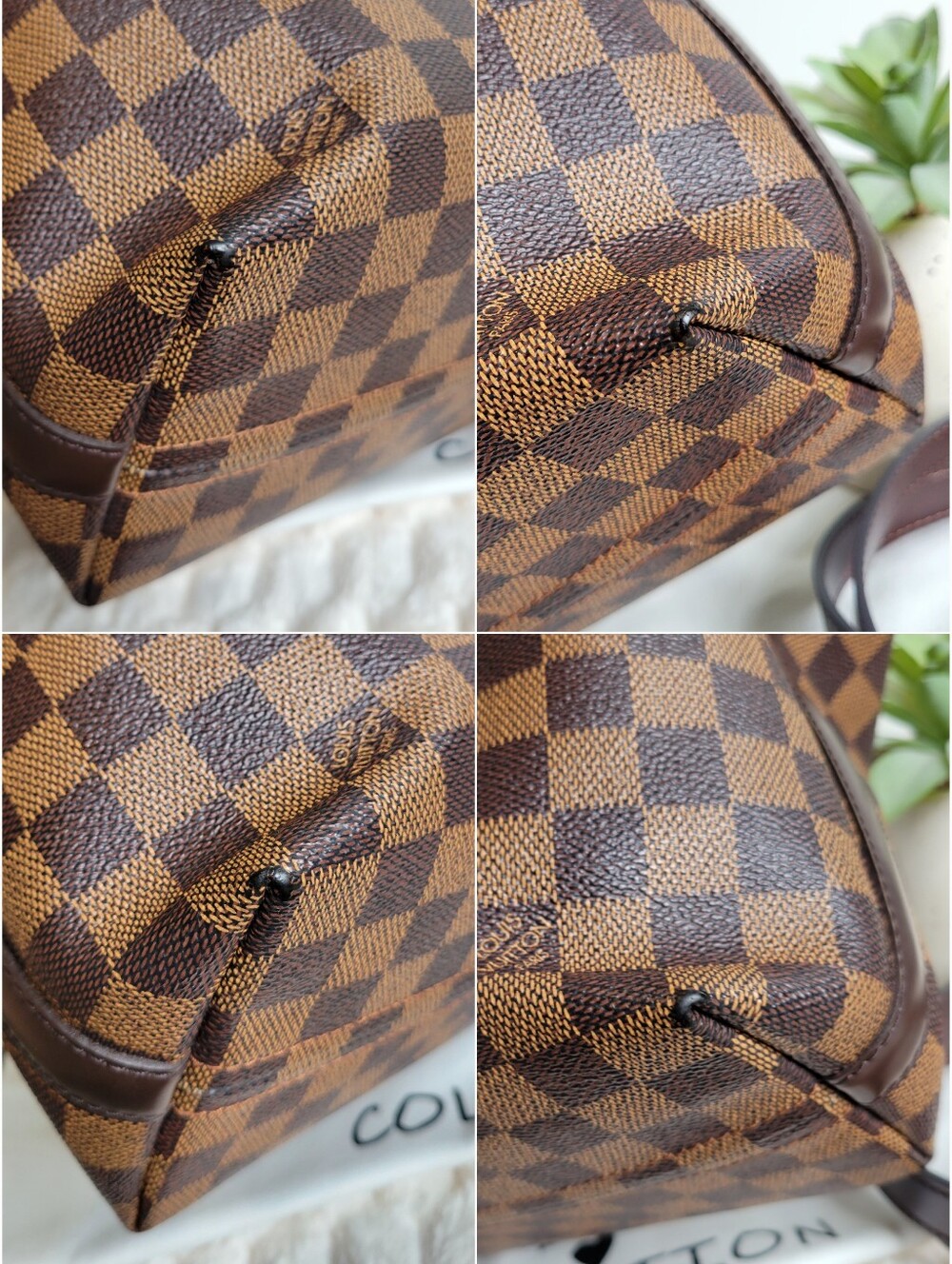 Louis Vuitton Illovo MM Brown Damier Ebene Shoulder Bag/ Satchel - Picture 16 of 17